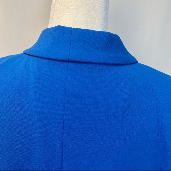 Venus Royal Blue Women’s Open Front Blazer Coat Jacket Size 14 Business Suit - Picture 9 of 15